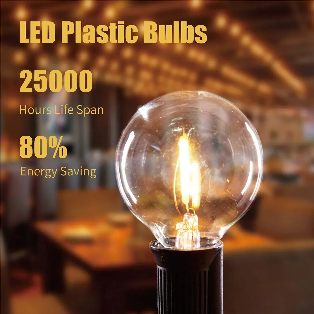 LED Bulb E12 DC Low Voltage Warm White