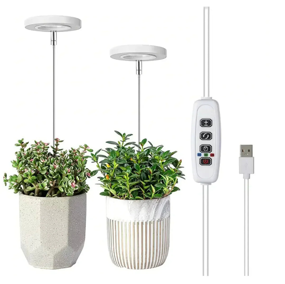 LED Grow Light Full Spectrum Adjustable Brightness & Timer