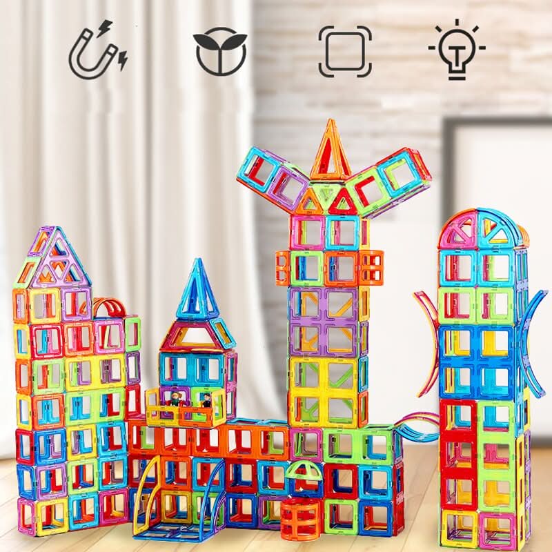 Magnetic Building Blocks Colorful ABS Strong Magnets