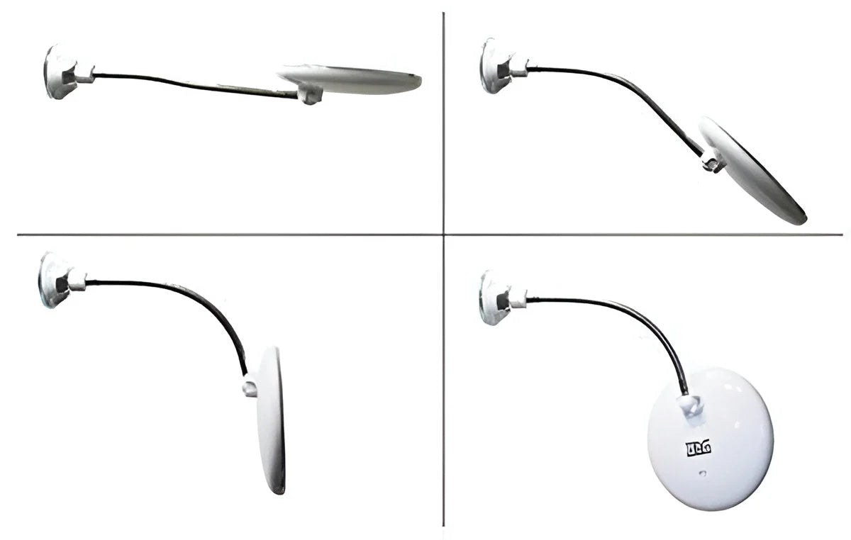 Magnifying Mirror 10x LED Lighting Suction Mount