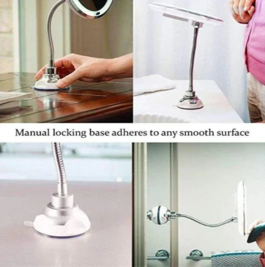 Makeup Mirror 10X Magnification LED Cordless