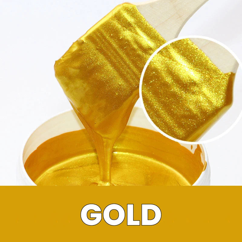 Metallic Paint Water-Based Brush Included