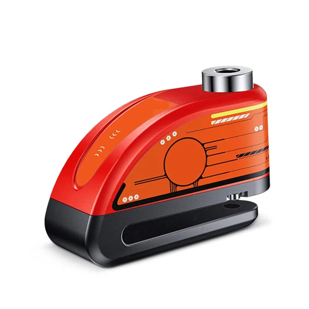 Motorcycle Disc Brake Lock Motion-Activated 120 dB Alarm IP67 Water-Resistant