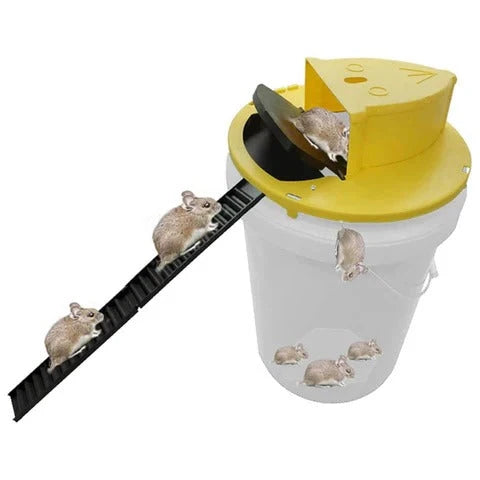 Mouse Trap Cover Automatic Reset Fits 5-Gallon Bucket