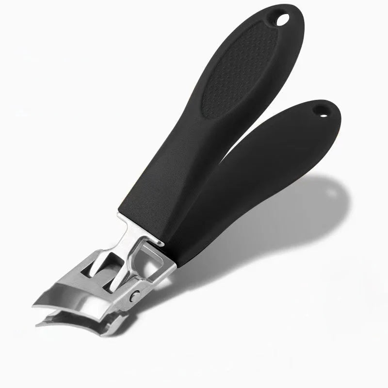 Nail Clippers Extra-Wide Opening Stainless Steel Blades Integrated Catcher