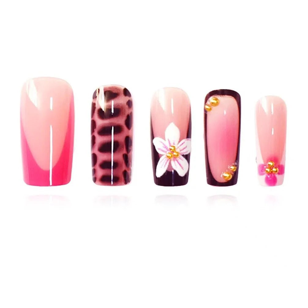 Nail Extensions 3D Floral Embellishments