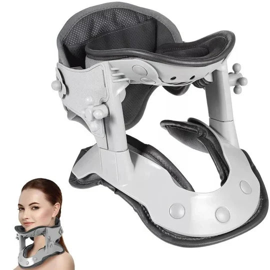 Neck Traction Stretcher Adjustable Height 3 Heat Levels