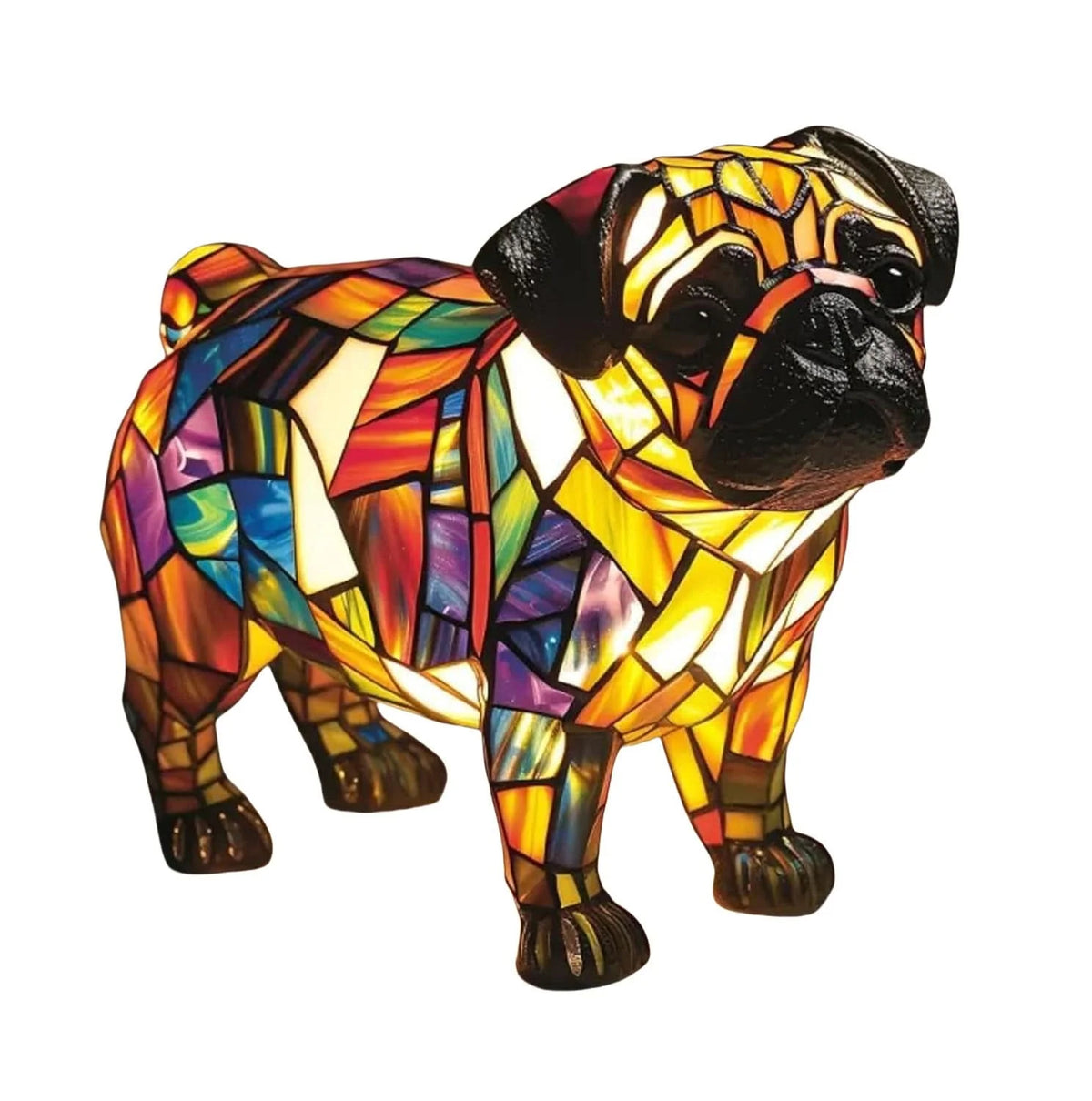 Night Light Dog-Shaped Warm LED USB-Powered With Switch