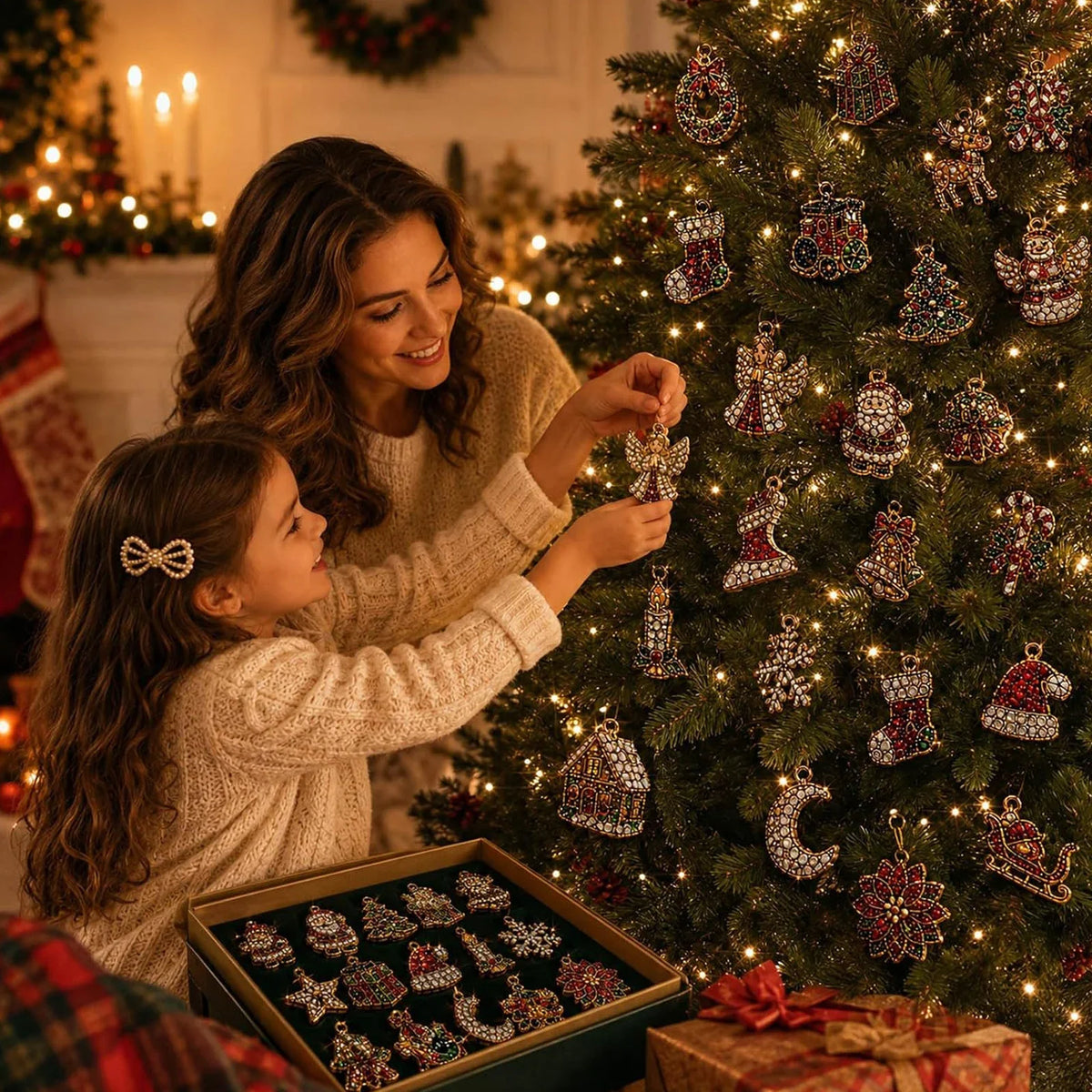 Ornament Advent Calendar Diamond Painting Set of 24