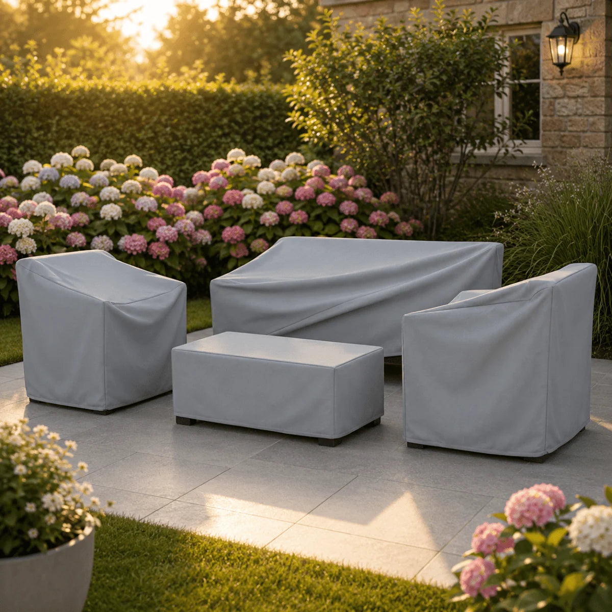 Outdoor Furniture Cover Water-Repellent Dust-Repellent Foldable
