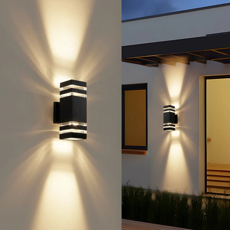 Outdoor Wall Lamp Up-and-Down Weather-Resistant E27