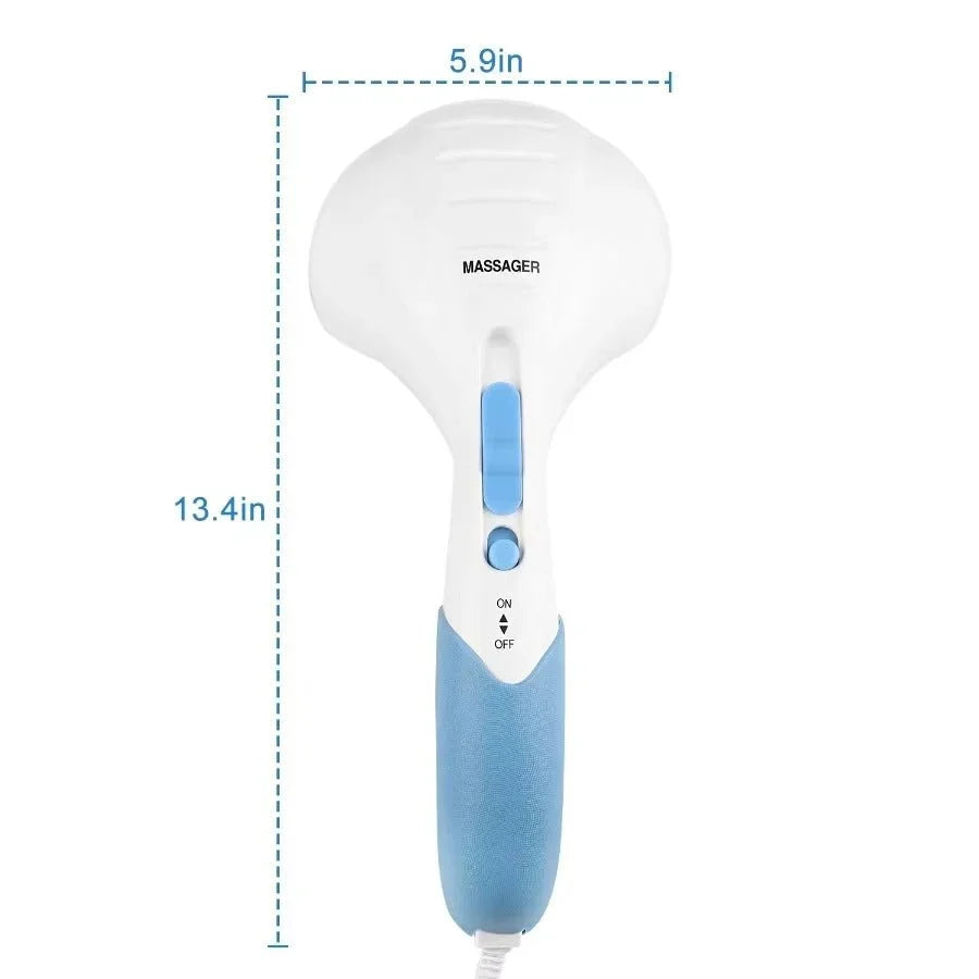Percussion Massager Dual Motor Adjustable Speed Compact Design
