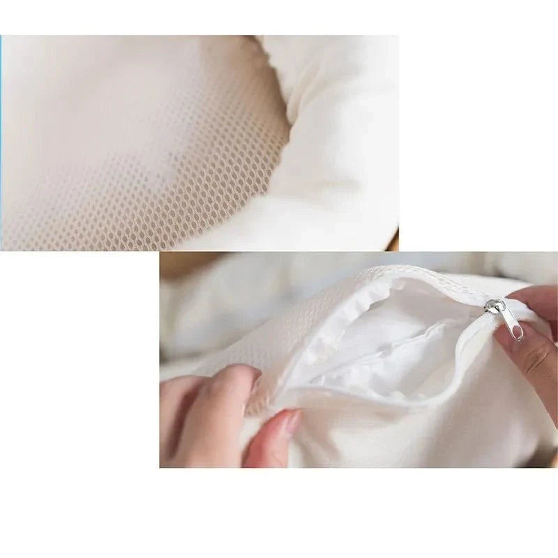 Pet Bed Woven Bamboo Wicker Breathable Wipe-Clean Surface
