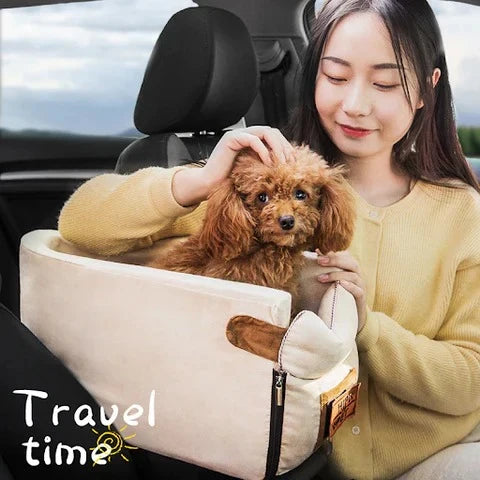 Pet Car Seat Armrest-Mounted Four-Sided Support Safety Lanyard
