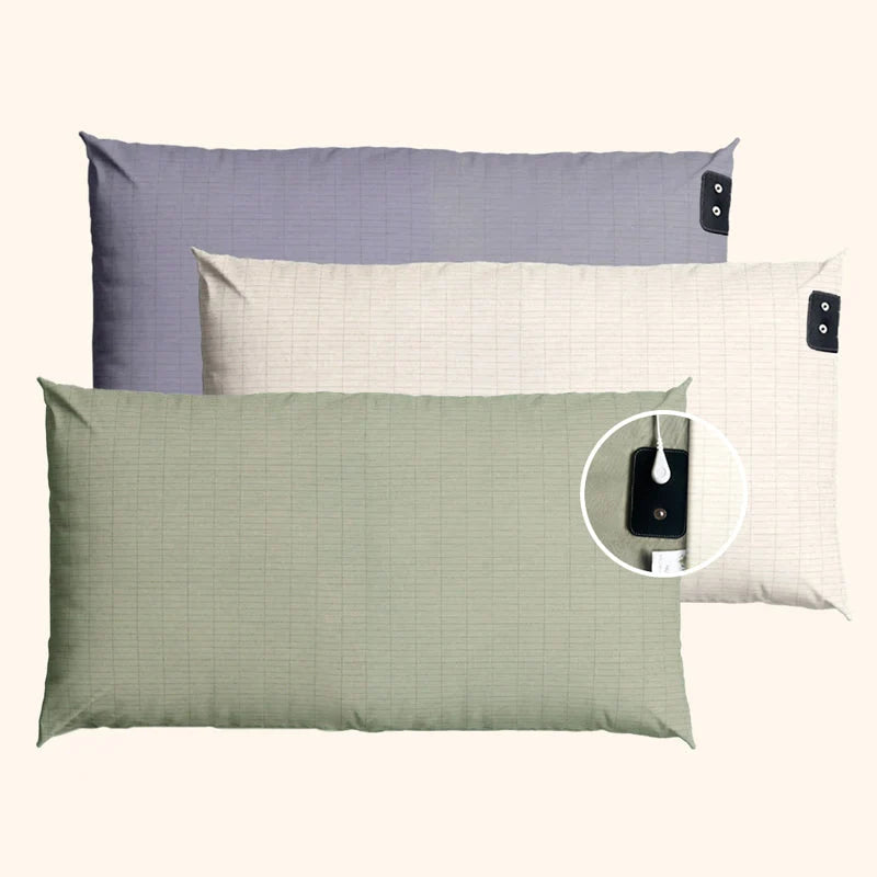 Pillowcase Grounding Snap Connection to Earthing Sheet