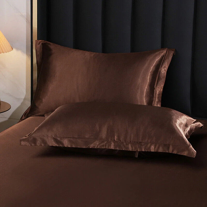 Pillowcase Mulberry Silk Blend Cooling Hypoallergenic