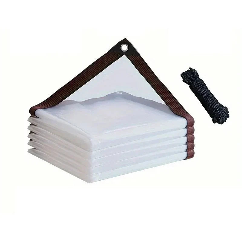 Protective Tarp Clear Weather-Resistant Light-Transmitting PE