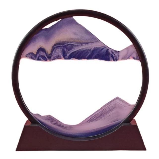 Sand Art Decor 3D Flowing Landscape Design