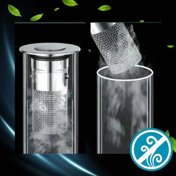 Sink Stopper Pop-Up Dual-Layer Odor Seal Removable Strainer