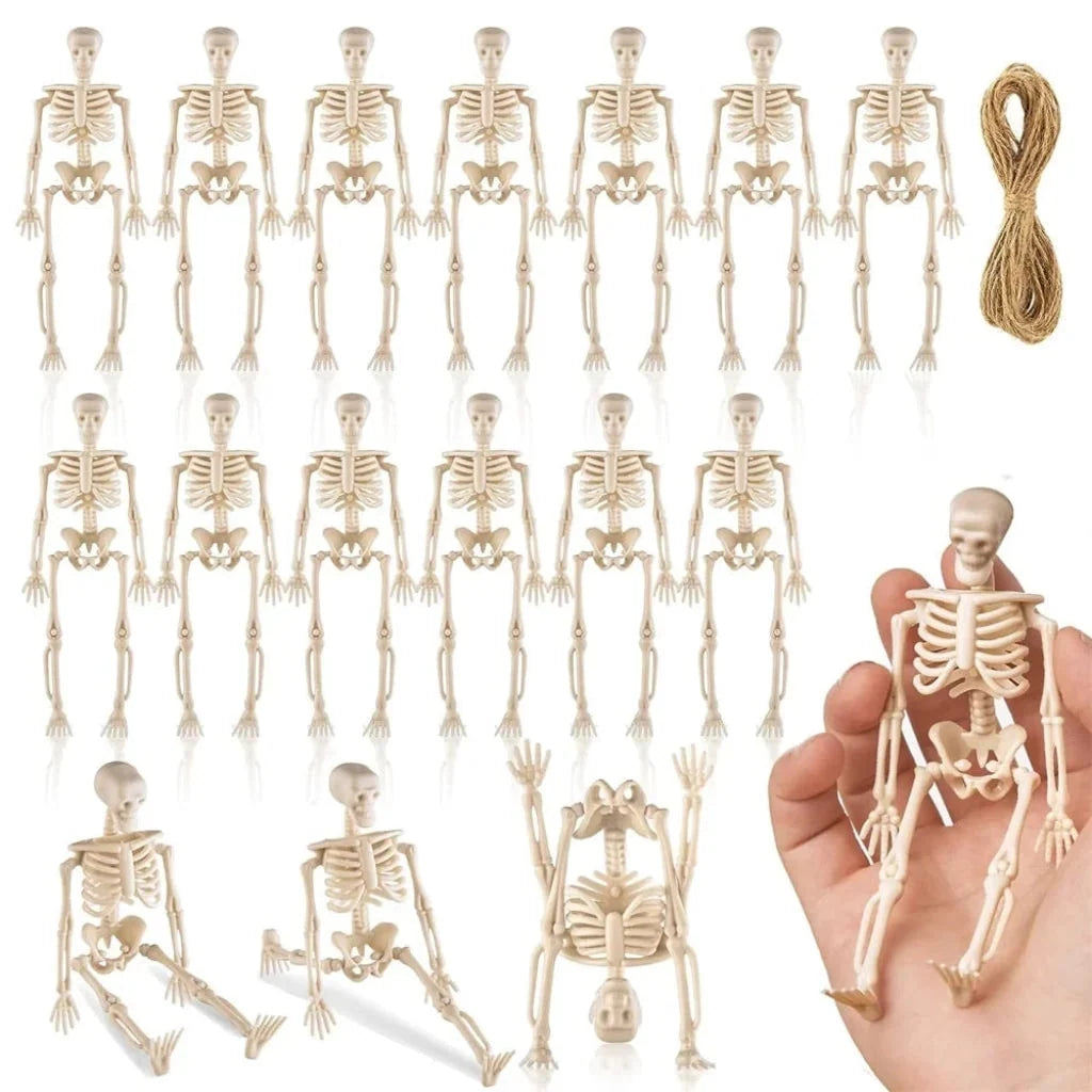 Skeleton Decorations Poseable Weather-Resistant Figures