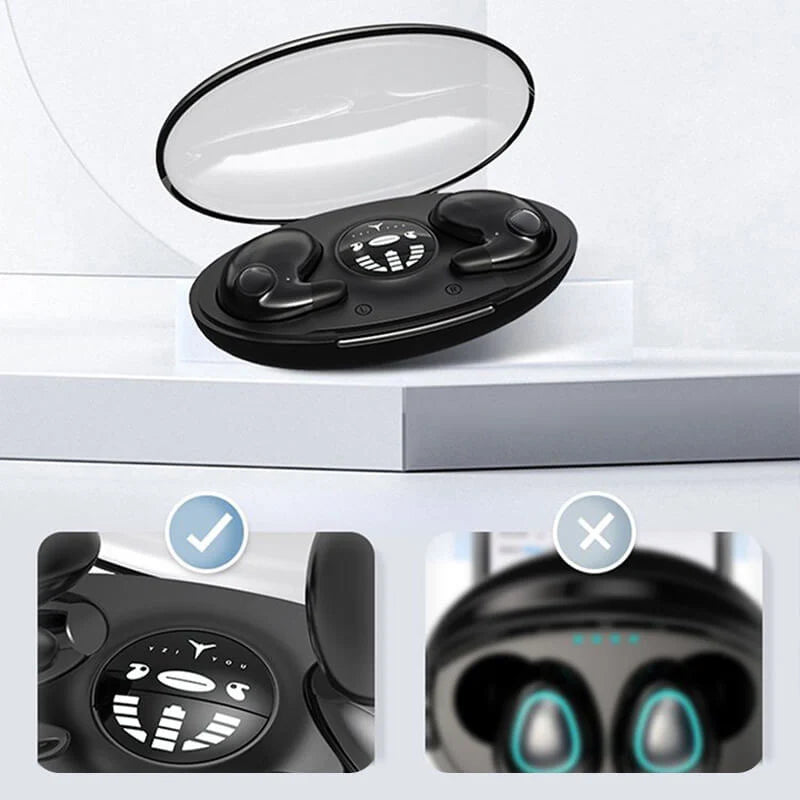 Sleep Earbuds Noise-Reducing Water-Resistant 24-Hour Battery Life