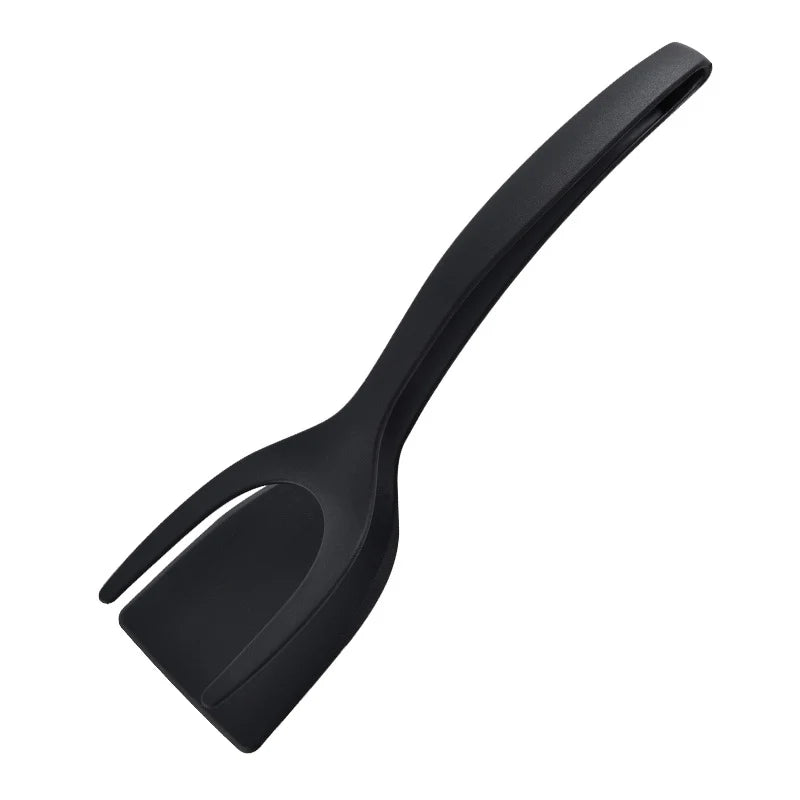 Spatula & Tongs 2-In-1 Non-Stick Space-Saving