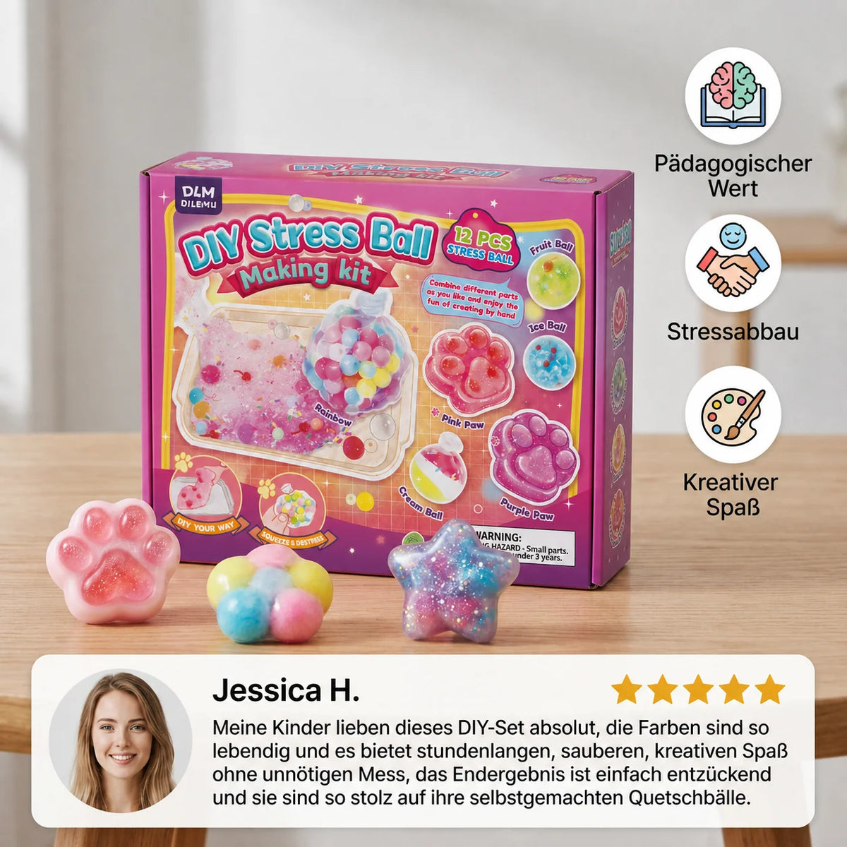 Stress Ball Making Kit DIY Sensory Play
