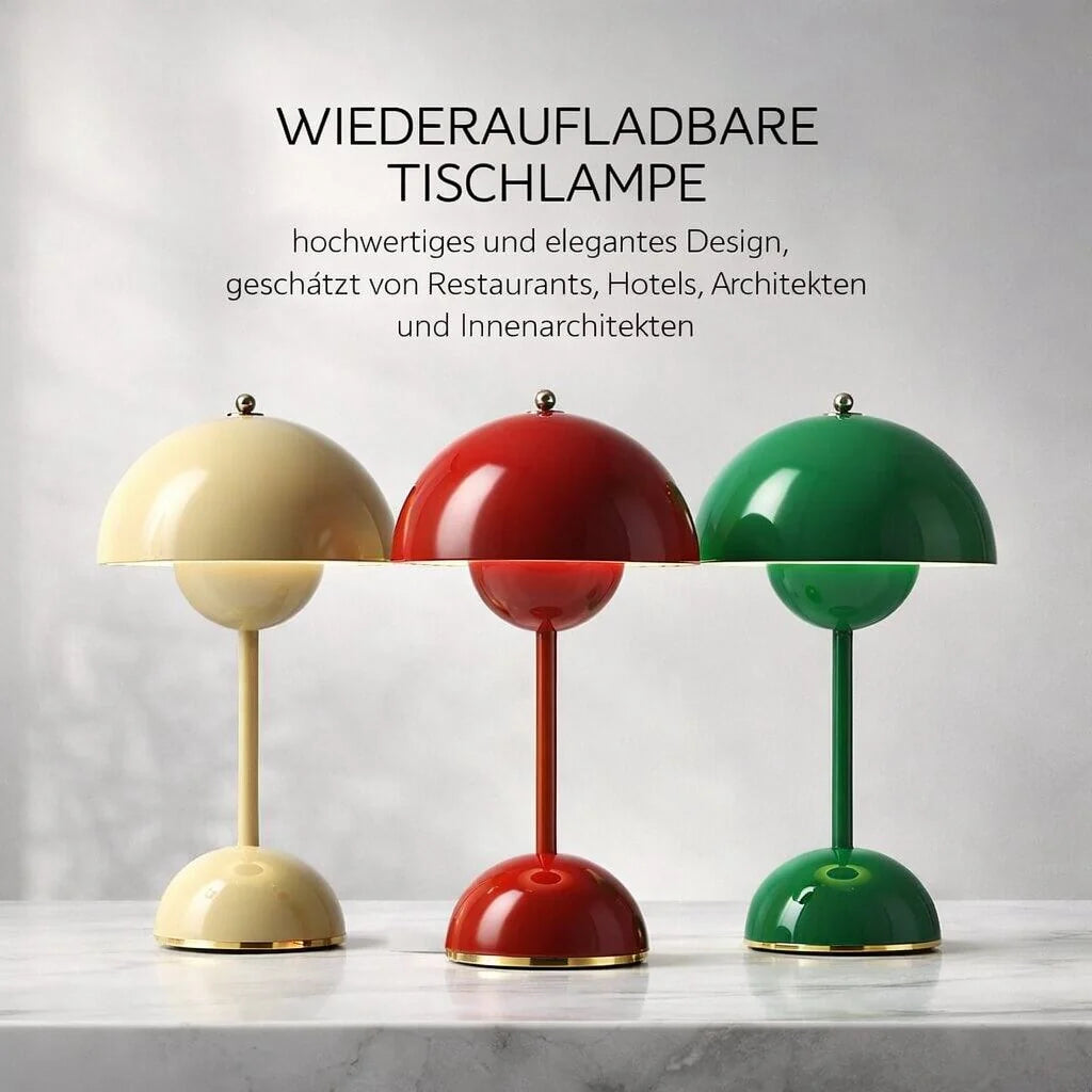 Table Lamp Rechargeable Cordless Dimmable LED Warm Light