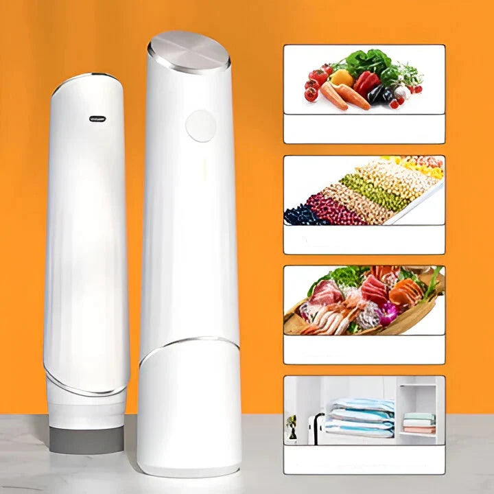 Vacuum Sealer Cordless Compact With Reusable Bags