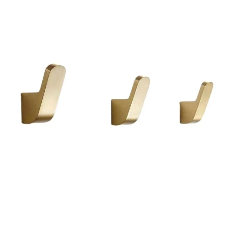 Wall Hook Brass Gold Finish Space-Saving