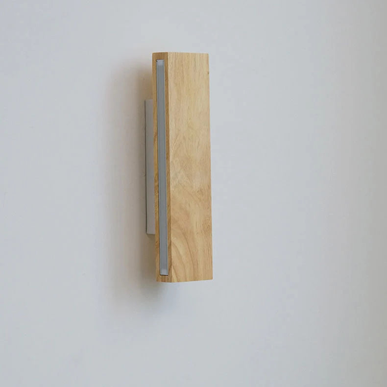 Wall Light 360° Swivel Integrated LED Wood & Aluminum Construction