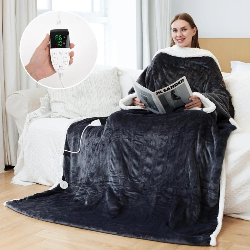 Wearable Electric Blanket Sleeved Six Heat Settings