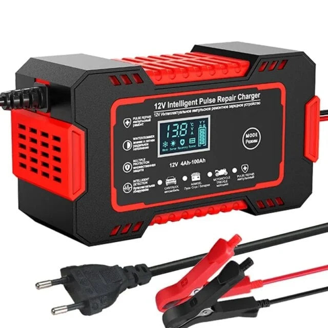 12V Battery Charger 6A Pulse Repair LCD Display