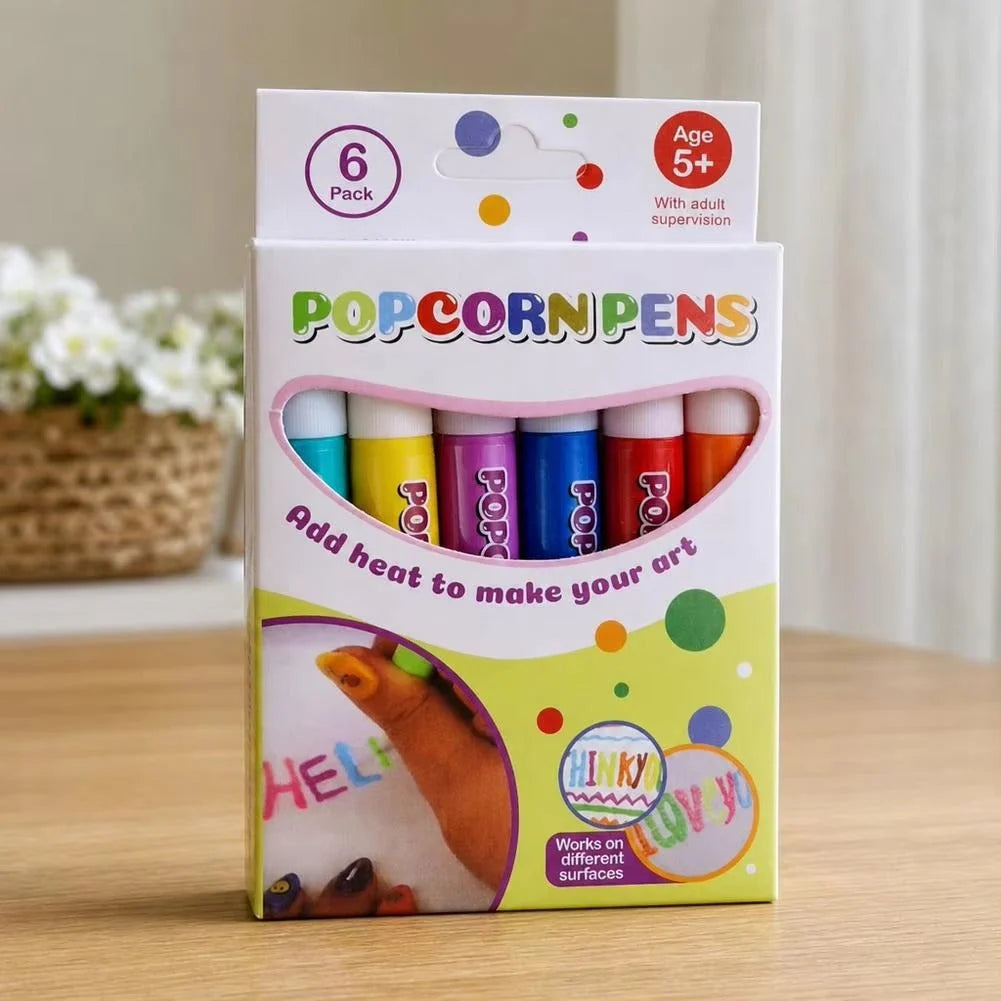 3D Effect Pens Heat-Activated Set of 6