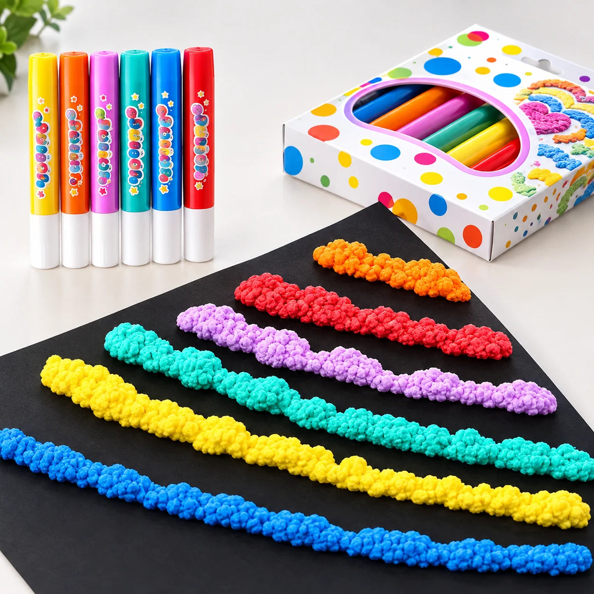3D Effect Pens Heat-Activated Set of 6