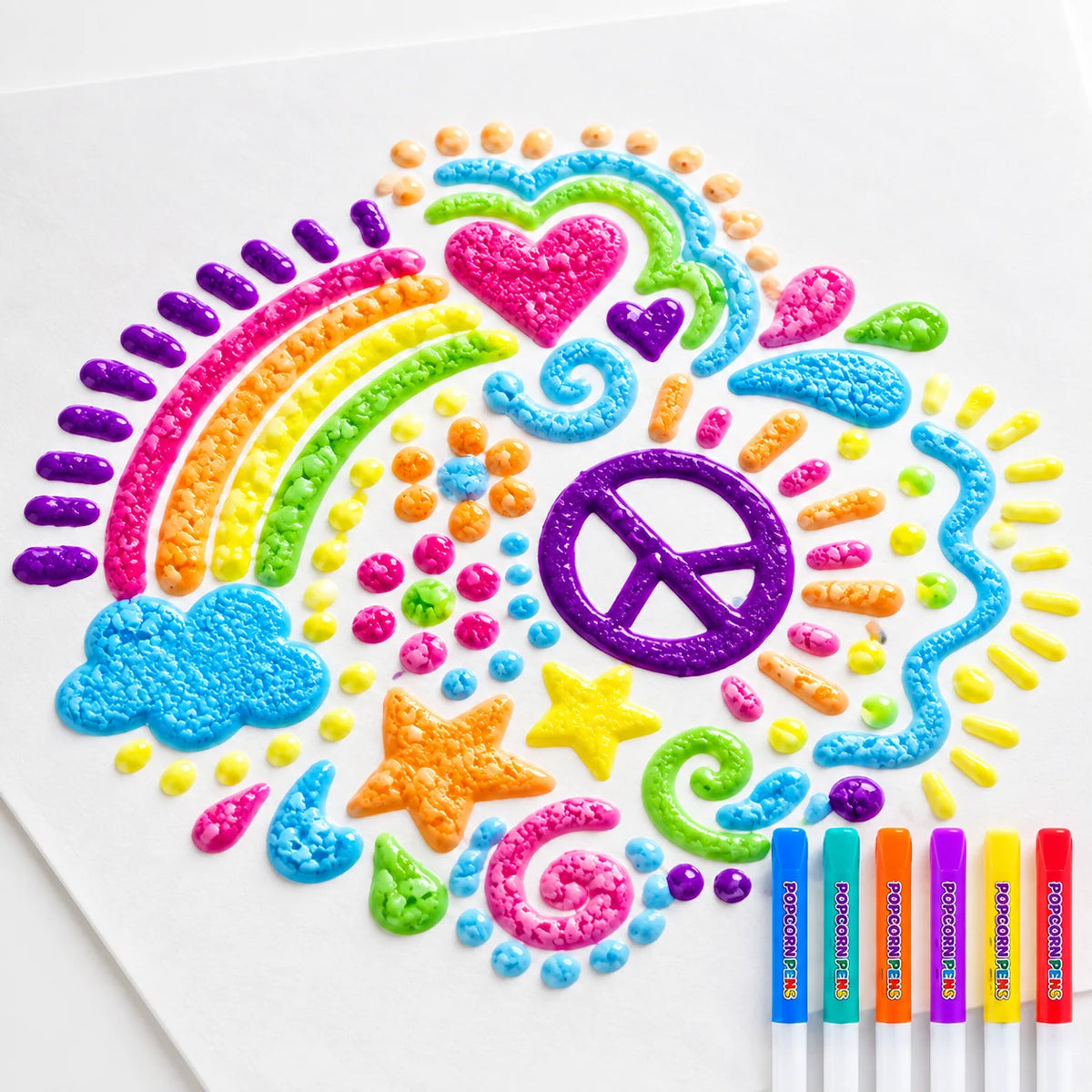 3D Effect Pens Heat-Activated Set of 6