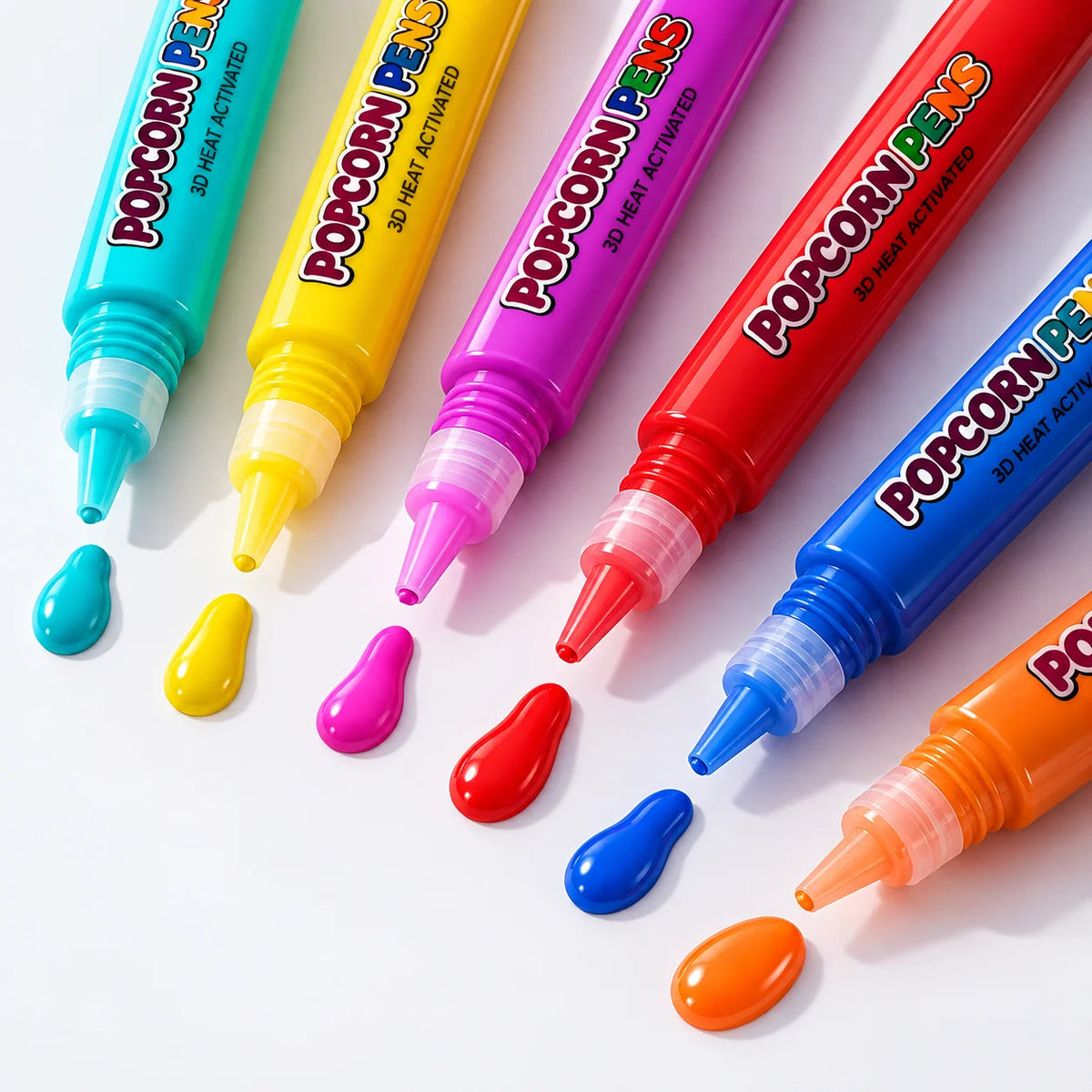 3D Effect Pens Heat-Activated Set of 6