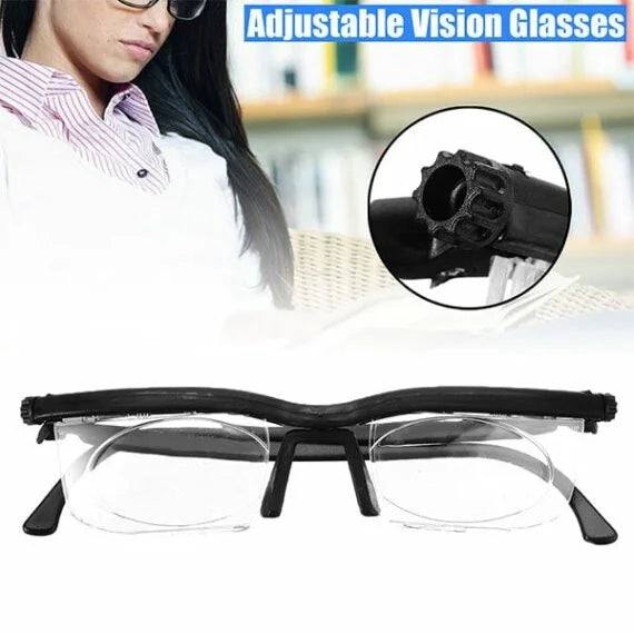 Adjustable Focus Glasses Near & Distance Vision Lightweight Frame