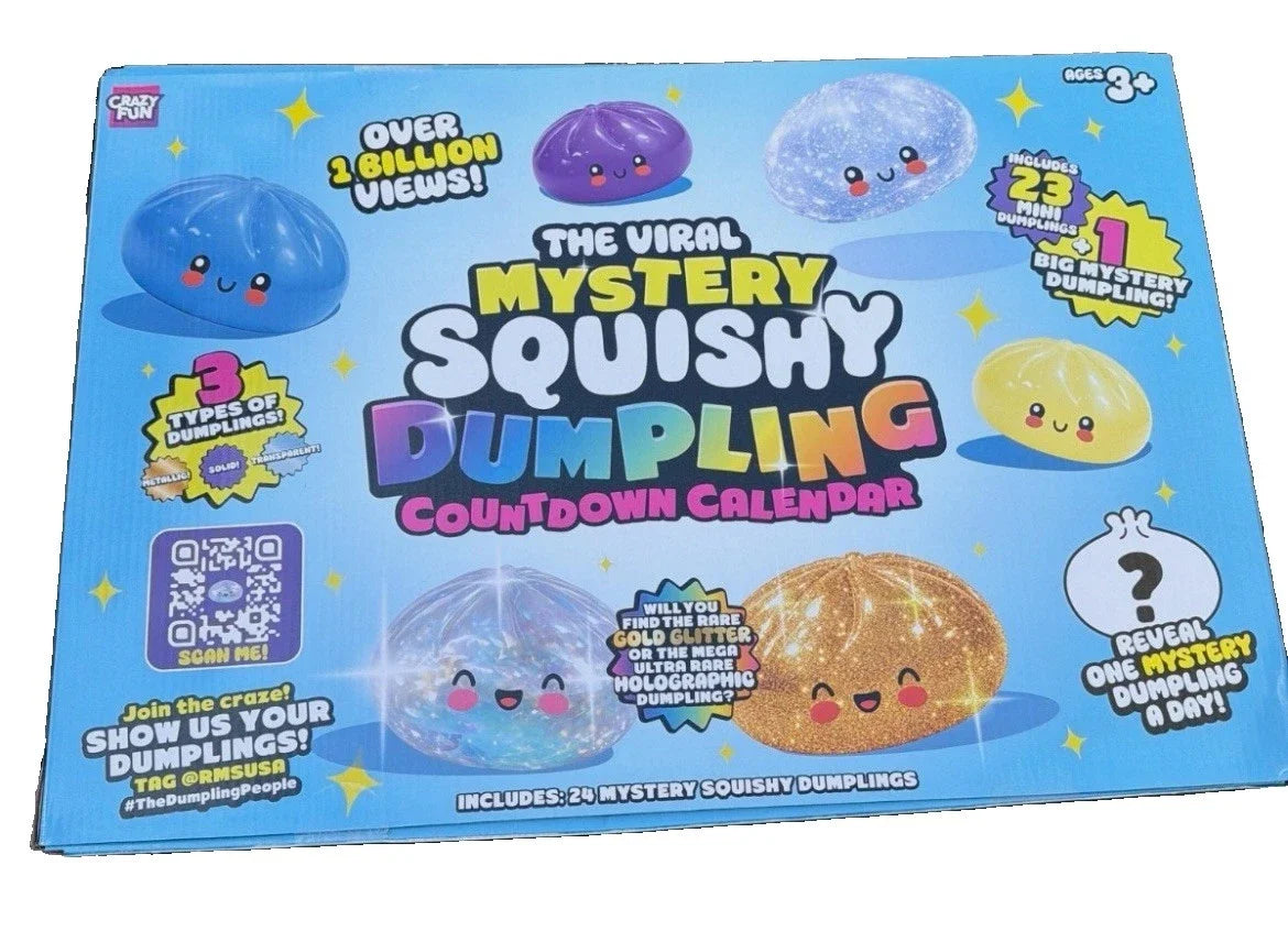 Advent Calendar 24-Day Christmas Countdown With 24 Squishy Surprises