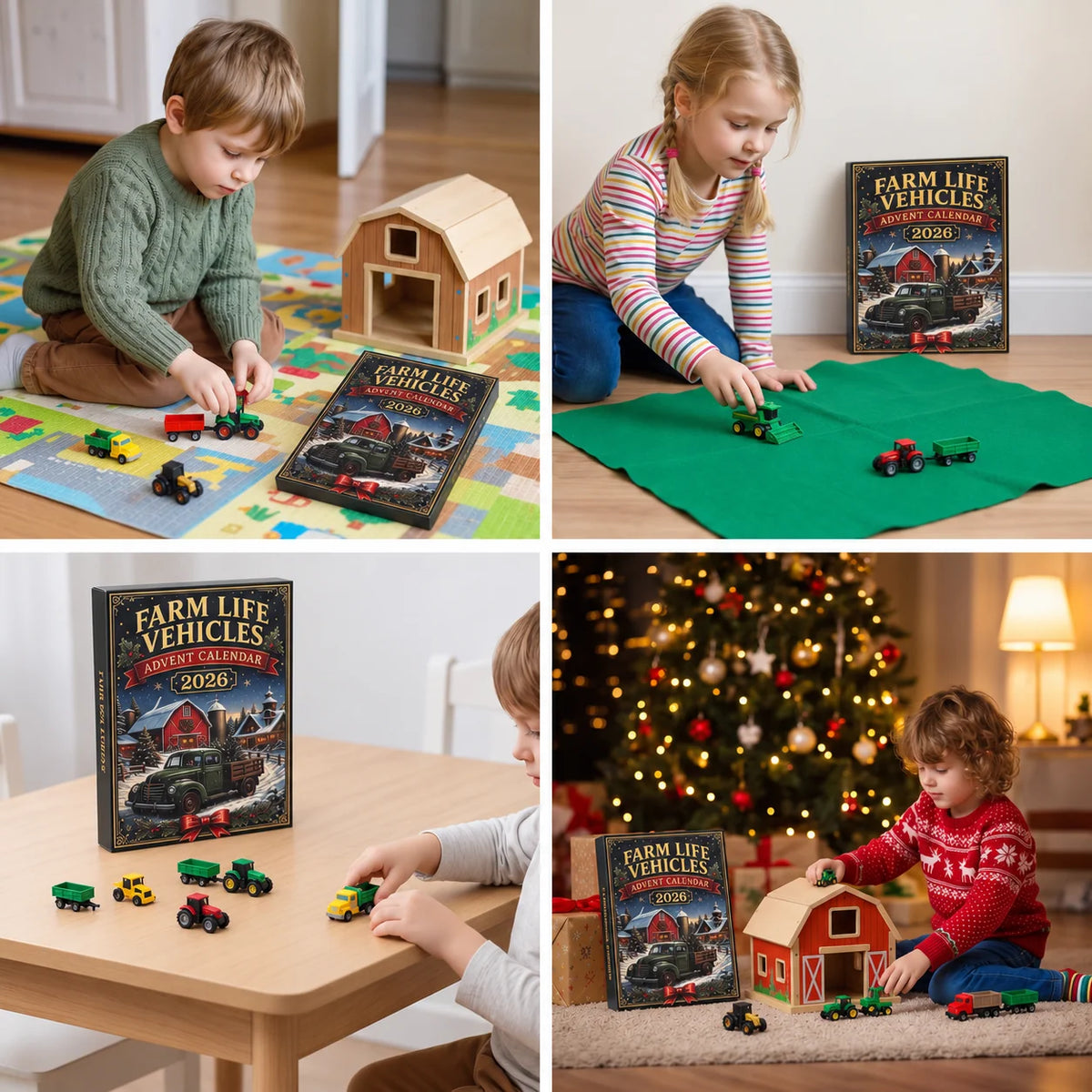 Advent Calendar 24-Day Farm Vehicle & Accessory Set