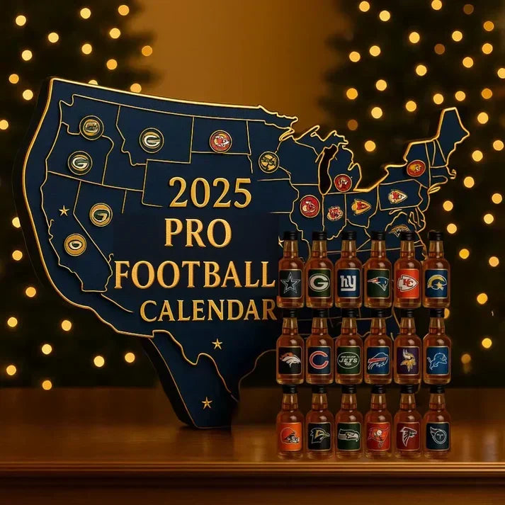 Advent Calendar 24 Decorative Mini Bottle Ornaments