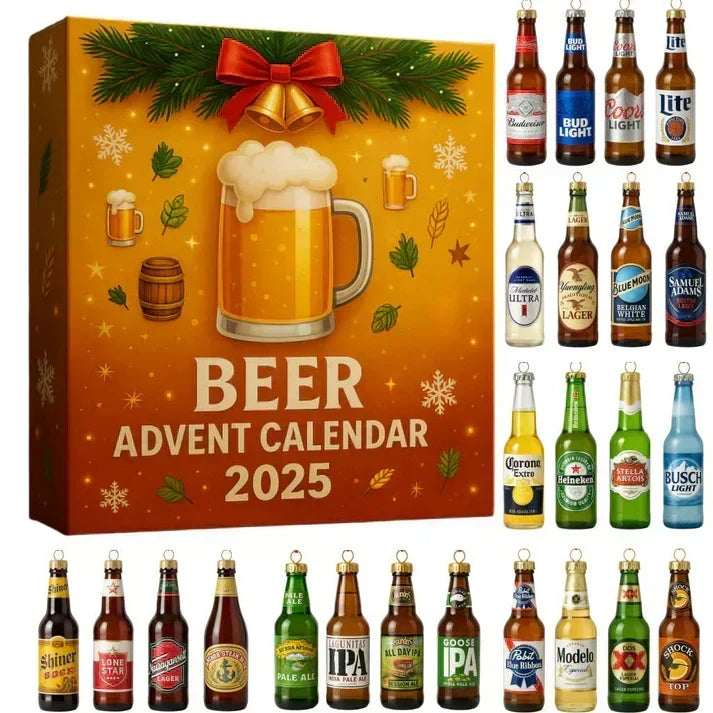 Advent Calendar 24 Miniature Display Bottles