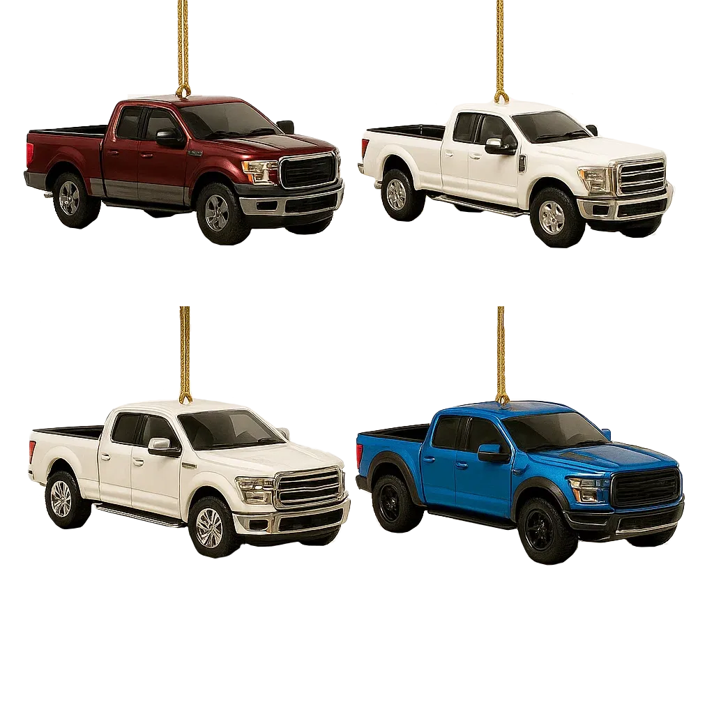 Advent Calendar 24 Miniature Pickup Trucks Collectible Set