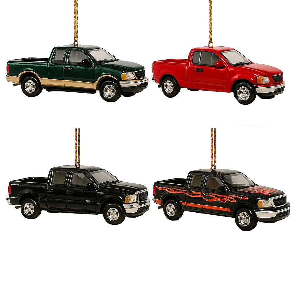 Advent Calendar 24 Miniature Pickup Trucks Collectible Set