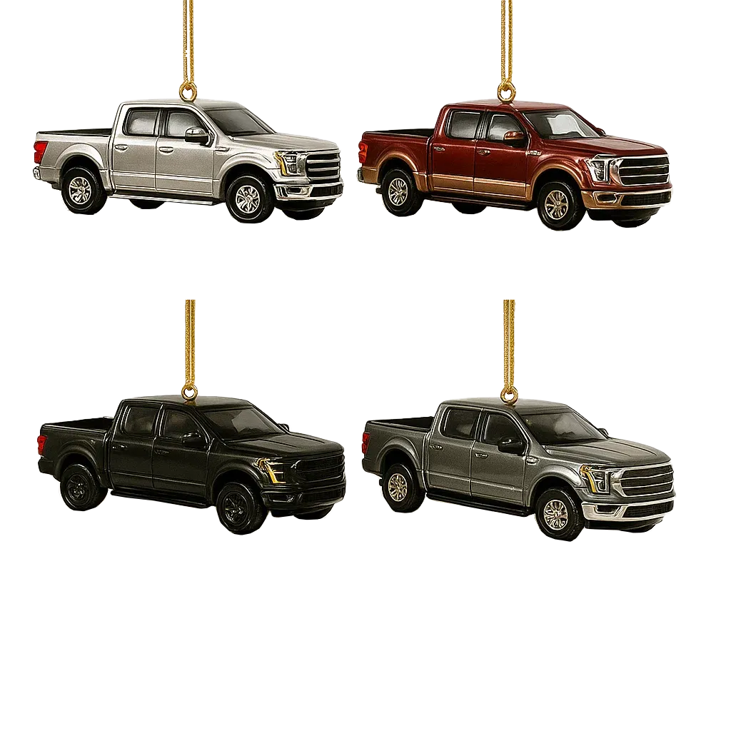 Advent Calendar 24 Miniature Pickup Trucks Collectible Set