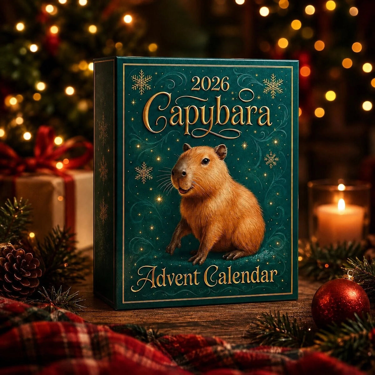Advent Calendar Capybara Figures Set of 24