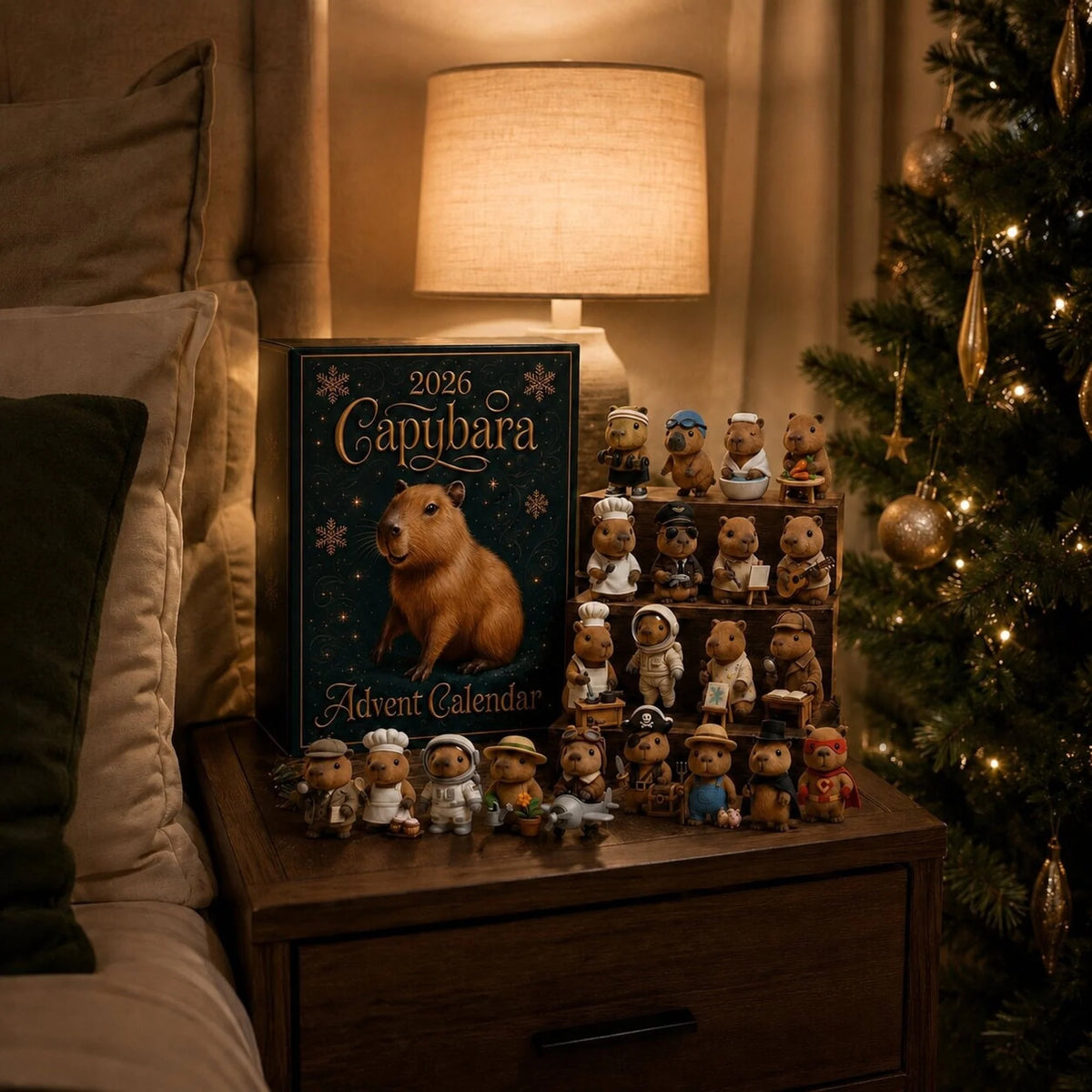 Advent Calendar Capybara Figures Set of 24