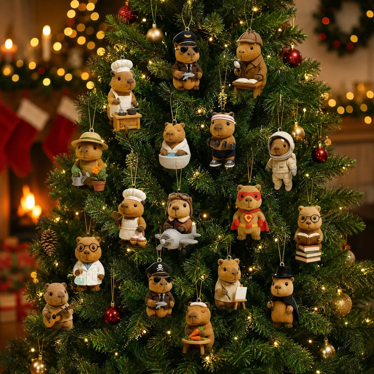Advent Calendar Capybara-Themed 24 Surprises PVC Collectibles
