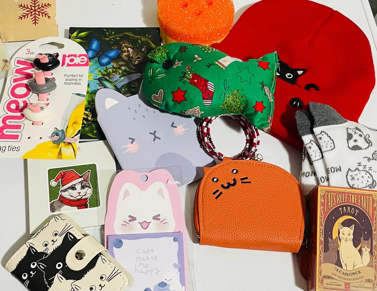 Advent Calendar Cat-Themed 24 Numbered Bags