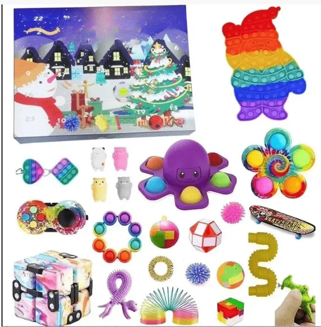 Advent Calendar Christmas Sensory Toys for Kids